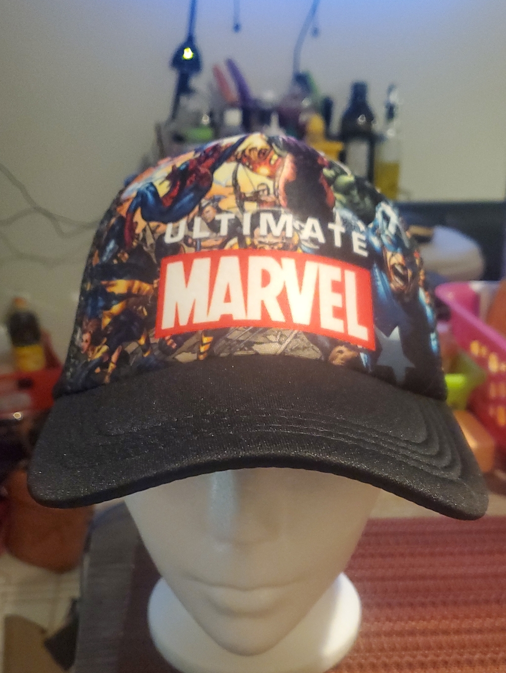 Ultimate Marvel Avengers Spider-Man Captain America Hat